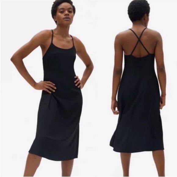 NWT Everlane The Japanese GoWeave Cross Back
Midi Slip Dress Size 2 - Picture 1 of 13